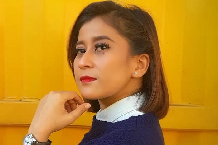 Presenter Kompas TV Gita Maharkesri. (Instagram.com @githamaharkesri)